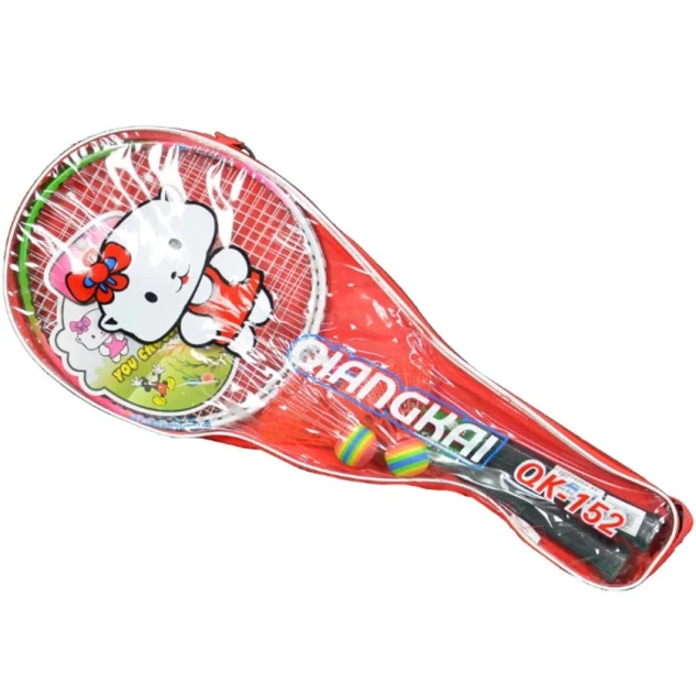 Комплект ракеток для бадминтона WS0814, красный Комплект ракеток для бадминтона WS0814, красный