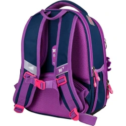 Школьный рюкзак Yes H-100 Fantastic Kitty 559544 синий/фиолетовый