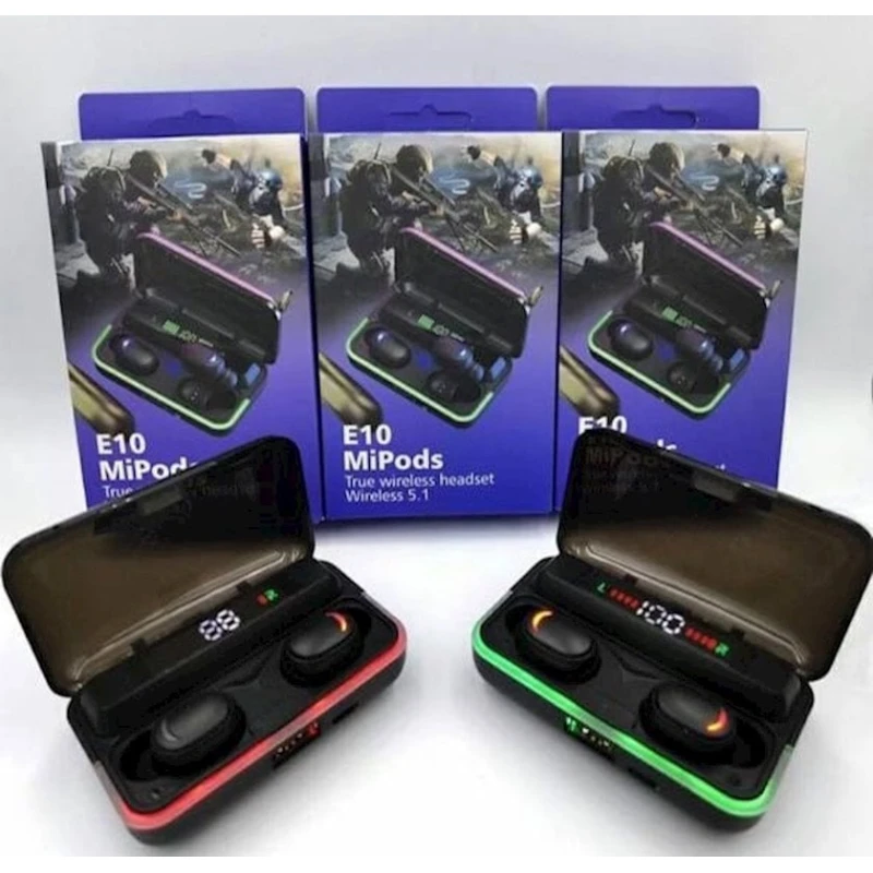 Simsiz qulaqlıq E10 TWS Black