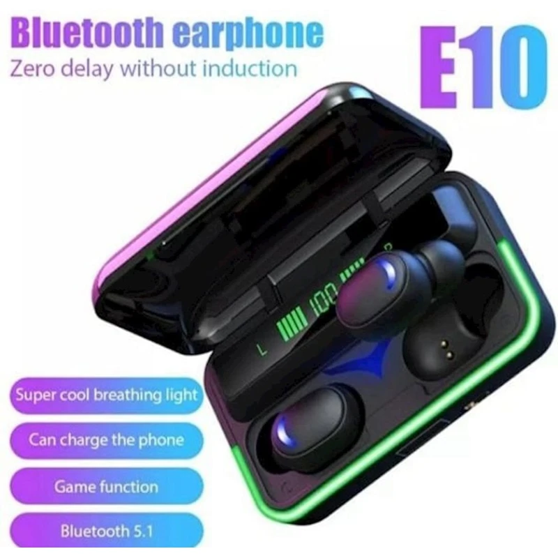 Simsiz qulaqlıq E10 TWS Black