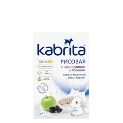 Рисовая каша Kabrita с яблоком и черносливом, 5+ месяцев, 180 г Рисовая каша Kabrita с яблоком и черносливом, 5+ месяцев, 180 г