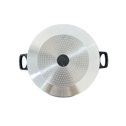 Сотейник Uakeen ZGH_00462, 40 см, 8.6 л, гранит, серый