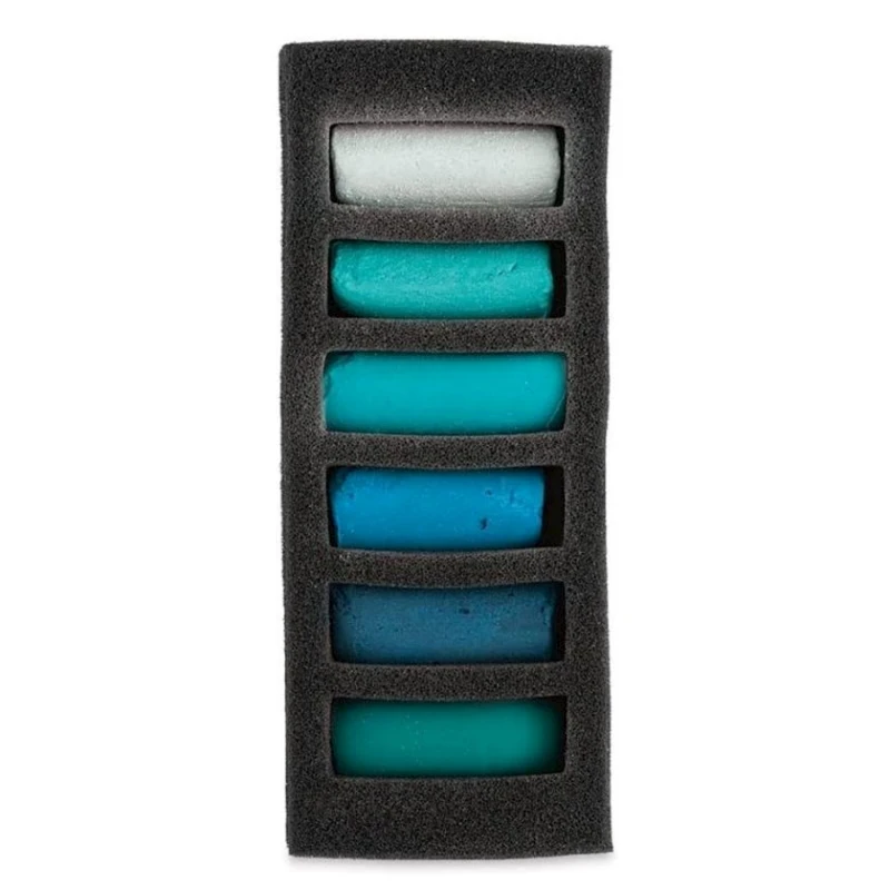 Набор сухой пастели Sennelier A l'ecu Emerald Sea, 6 шт Набор сухой пастели Sennelier A l'ecu Emerald Sea, 6 шт