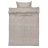 Комплект постельного белья JYSK Bella Micro, пододеяльник 140x200 см, наволочка 50x70/75 см, полутораспальный, микрофибра, серый