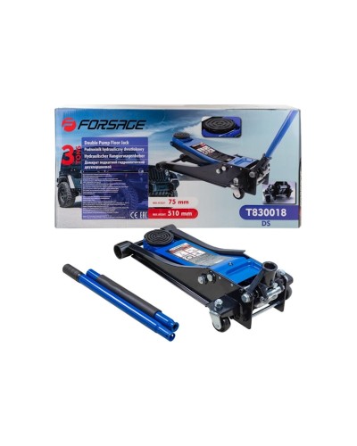 Domkrat hidravlik Forsage F-T830018(DS)(47958), 3 t