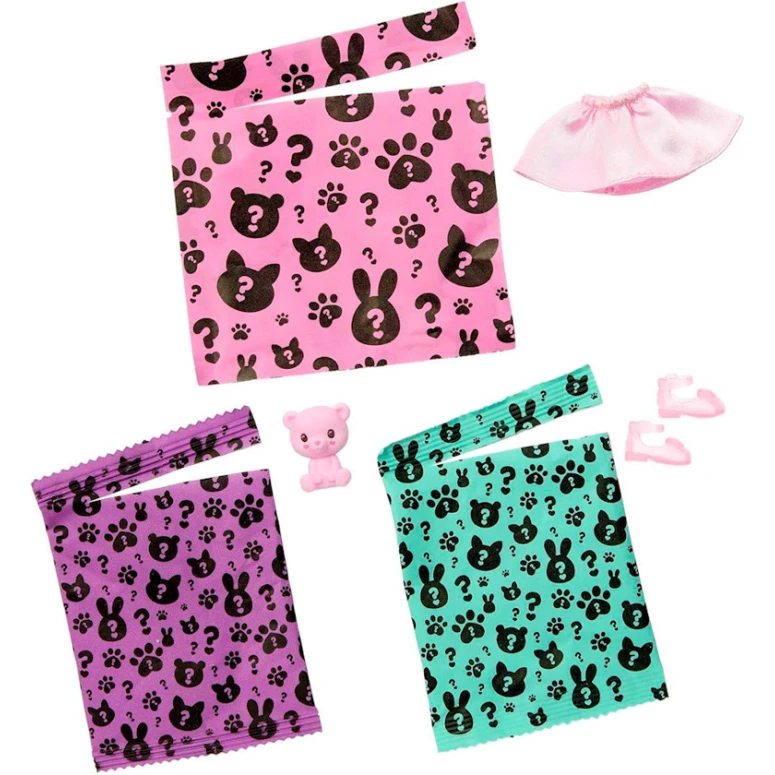 Кукла-сюрприз Mattel Barbie Cutie Reveal Chelsea Teddy Bear HKR19, 3 года