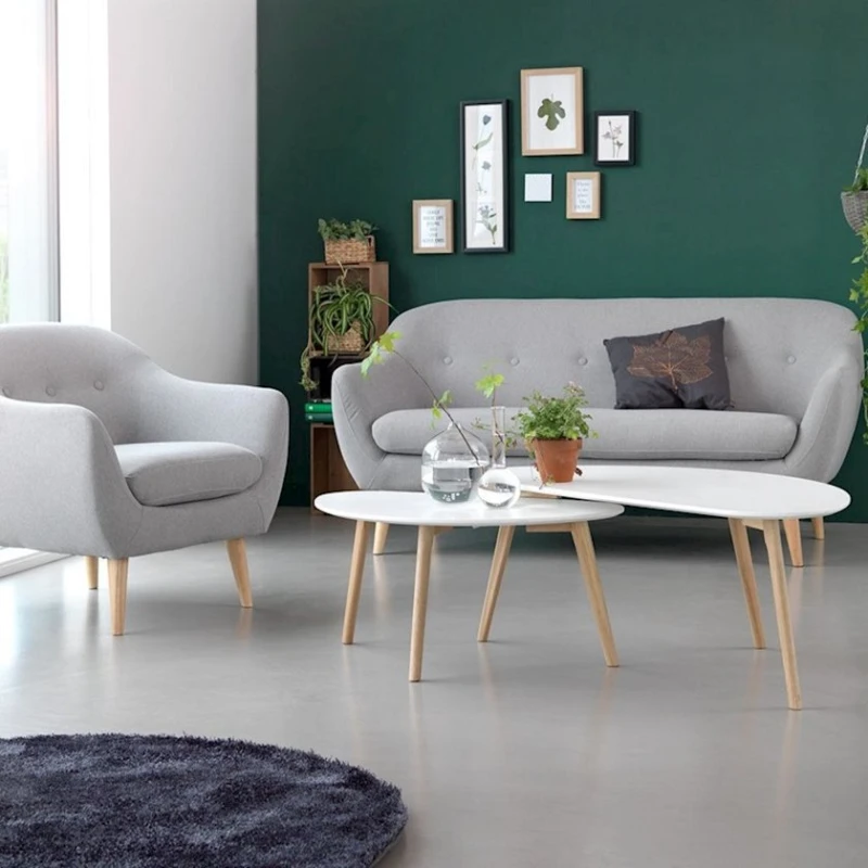 Журнальный стол JYSK Lejre, 48x85x40 см, МДФ/массив дуба, белый/коричневый Журнальный стол JYSK Lejre, 48x85x40 см, МДФ/массив дуба, белый/коричневый