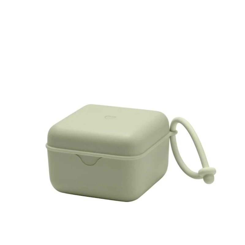 Футляр для пустышек BIBS Sage, полипропилен/силикон Футляр для пустышек BIBS Sage, полипропилен/силикон