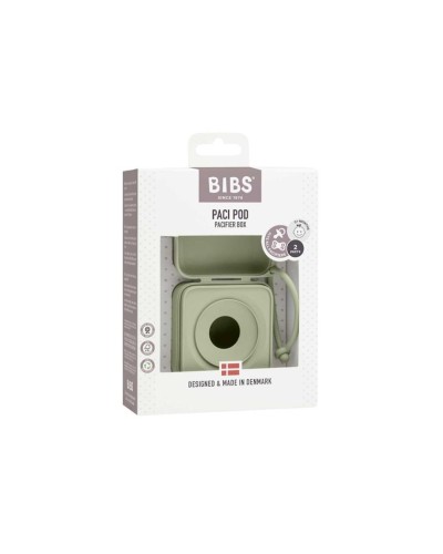 Əmziklər üçün qutu BIBS Sage, polipropilen/silikon