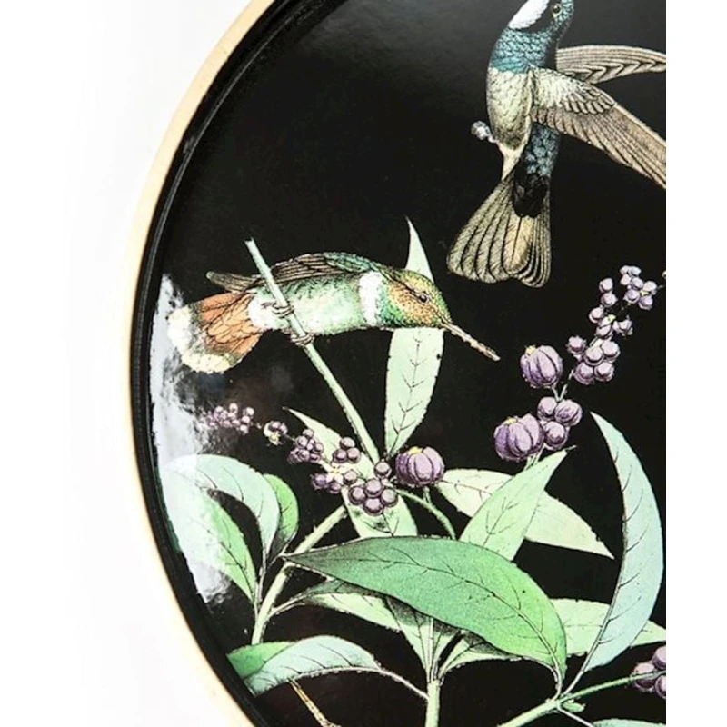 Поднос Hom-me, 35 см, дерево, зеленый/черный Поднос Hom-me, 35 см, дерево, зеленый/черный