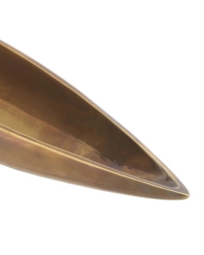 Dekorativ qab Eichholtz Sion, 50x9x4.5 sm, bürünc, qəhvəyi