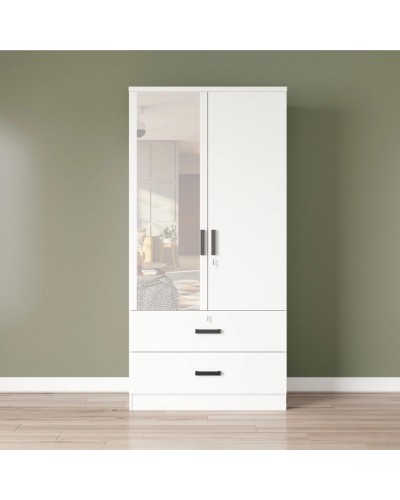 Şkaf Art Mebel Art-100-11, ağ, LDSP, 50x100x210 sm