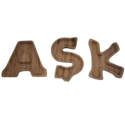 Çərəz qabı AŞK, qəhvəyi, 14x40 sm