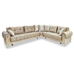 Модульный диван Torino 3+2, 3100/2600x670x800 мм, кремовый Модульный диван Torino 3+2, 3100/2600x670x800 мм, кремовый
