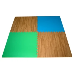 Fitnes üçün xalça GVG Dallesx4 Reversibles, rəngbərəng