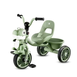 Детский трехколесный велосипед с подсветкой и музыкой Dino 0002, 3-6 лет