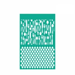 Трафарет самоклеящийся Rosa Talent, 13x20 см, №1130 Recipe Book