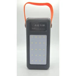 Xarici akkumulyator 50000 mAh, LED işıqlı, tutacaqlı, Qara Xarici akkumulyator 50000 mAh, LED işıqlı, tutacaqlı, Qara