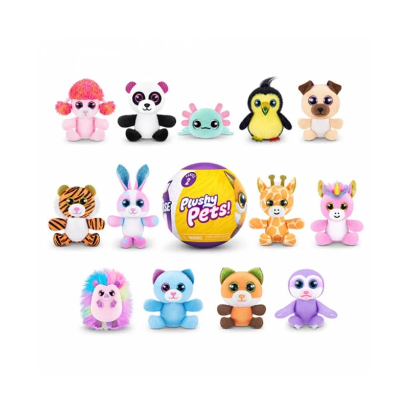 Fiqur-sürpriz Zuru 5 Plushy Pets Series 2, məhsul çeşiddə Fiqur-sürpriz Zuru 5 Plushy Pets Series 2, məhsul çeşiddə