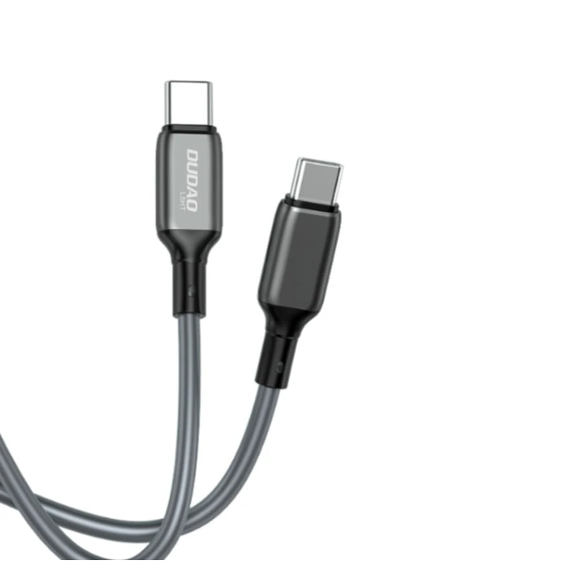 Кабель Dudao L5HT 100W Type-C-Type-C, Серый Кабель Dudao L5HT 100W Type-C-Type-C, Серый