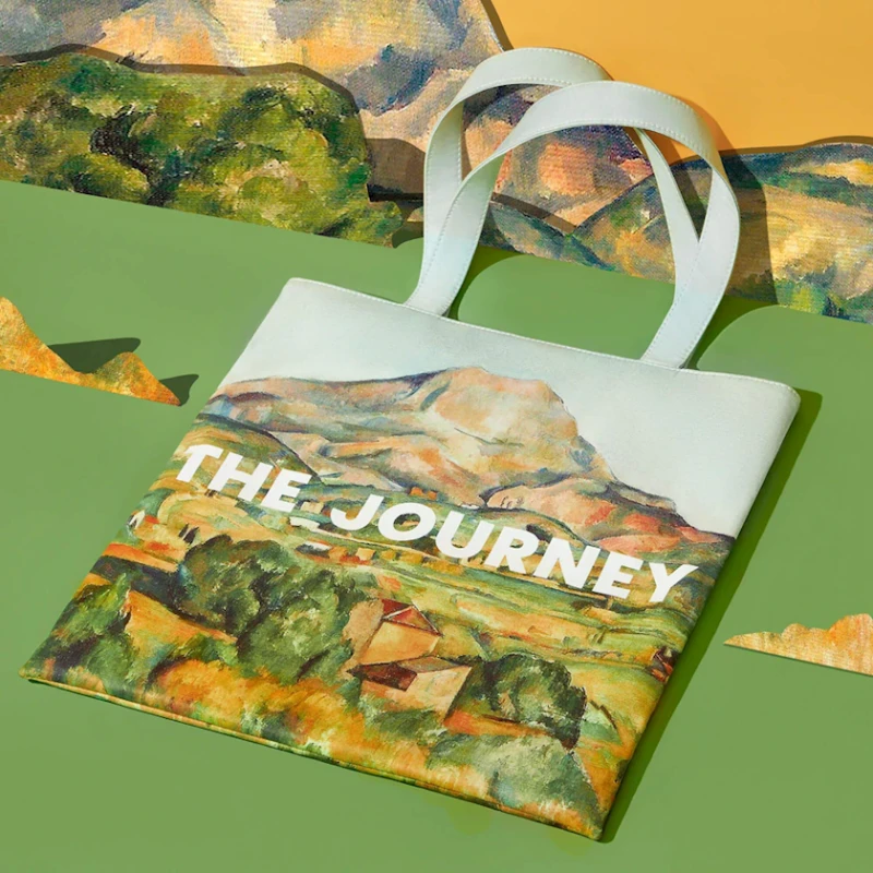 Сумка-шоппер MaH с принтом Twilight Mountain, полиэстер, разноцветный