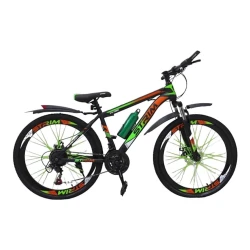 Горный велосипед VeloStrim 26, Черный/Зеленый