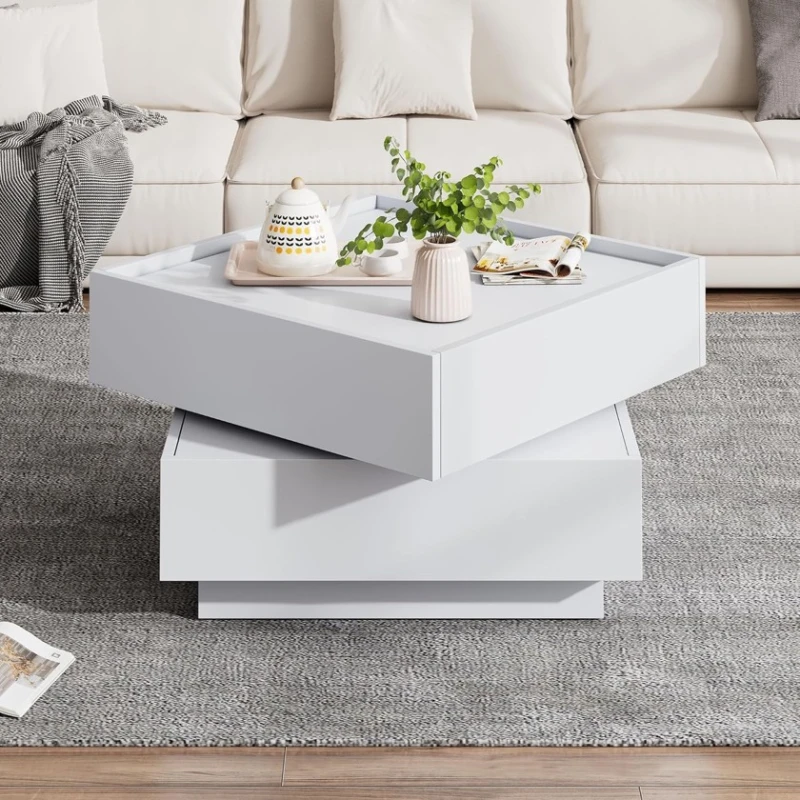 Журнальный стол Art-90, 50x60x60 см, ламинат, белый Журнальный стол Art-90, 50x60x60 см, ламинат, белый