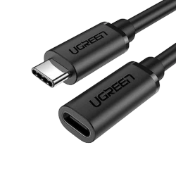 Кабель Ugreen US353 USB-C/M to USB-C/F Gen2 5A Extension Cable Black, 1 м