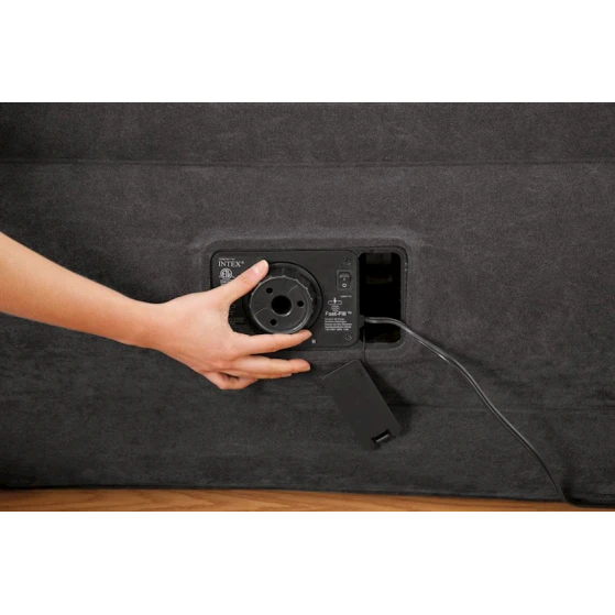 Надувная кровать Intex Comfort-Plush 67768, серый, 137x191x33 см Надувная кровать Intex Comfort-Plush 67768, серый, 137x191x33 см