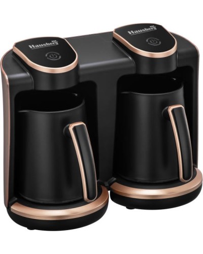 Qəhvəbişirən Hausberg HB-3820 2 fincanlı qızılı - HB-3820