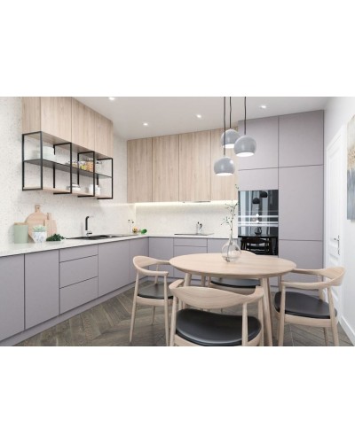 Mətbəx çanağı Deante Andante ZQN_G213, qranit, qara, 116x50x22.4 sm
