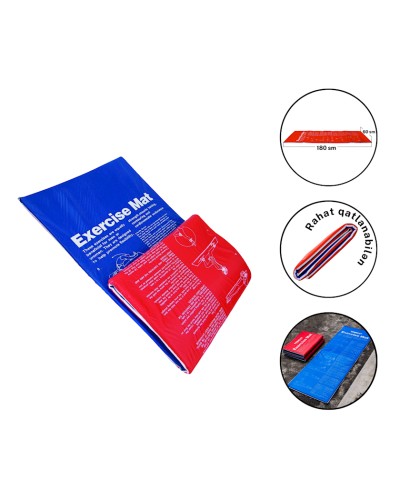 Açıq havada idman üçün xalça Exercise Mat 5038 180x60 sm