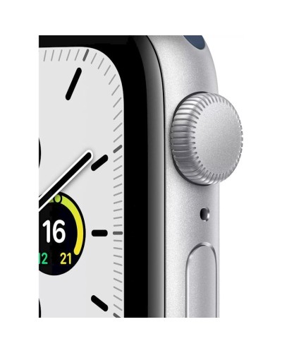 Smart-saat Apple Watch SE GPS 44mm Silver Aluminium Case with Abyss Blue Sport Band (MKQ43RB/A)