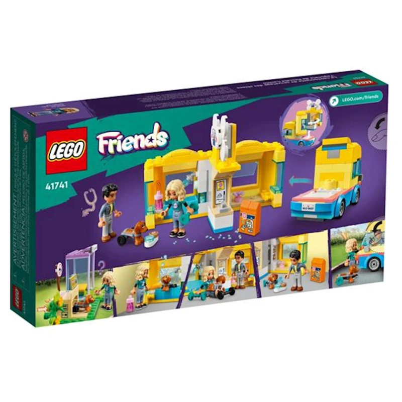 Конструктор LEGO Friends Фургон для спасения собак 41741, 6+ лет, 300 элементов