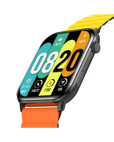 Smart saat Kieslect Calling Watch KS Orange-Yellow/Black