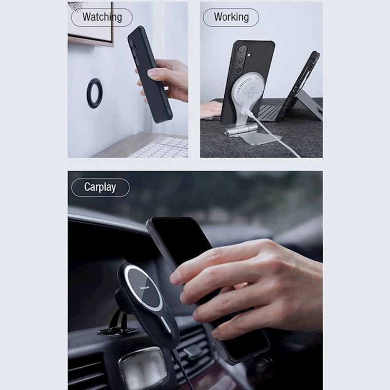 Чехол Nillkin Frosted Shield Pro Magnetic для Galaxy S24 Black