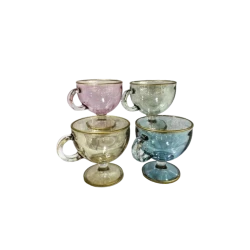 Dondurma qabı dəsti Pasabahce PC-673, rəngbərəng, 4 əd Dondurma qabı dəsti Pasabahce PC-673, rəngbərəng, 4 əd