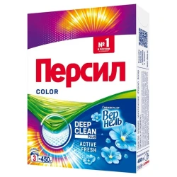 Yuyucu toz Persil Color Deep Clean Vernel, rəngli paltarlar üçün, avtomat, 450 q Yuyucu toz Persil Color Deep Clean Vernel, rəngli paltarlar üçün, avtomat, 450 q