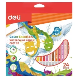 Набор цветных карандашей Deli Color Emotion EC00720, 24 цвета