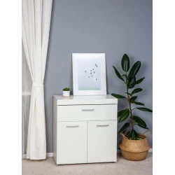 Тумба Letta, ЛДСП, белая 74x34x71 см Тумба Letta, ЛДСП, белая 74x34x71 см