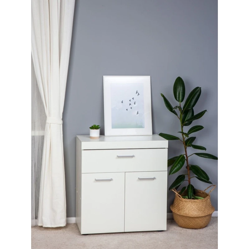 Тумба Letta, ЛДСП, белая 74x34x71 см Тумба Letta, ЛДСП, белая 74x34x71 см