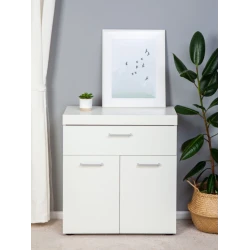 Тумба Letta, ЛДСП, белая 74x34x71 см Тумба Letta, ЛДСП, белая 74x34x71 см