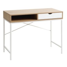 Yazı masası JYSK Trappedal 48x95x76 sm, bej/ağ