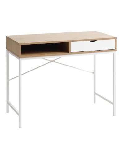 Yazı masası JYSK Trappedal 48x95x76 sm, bej/ağ