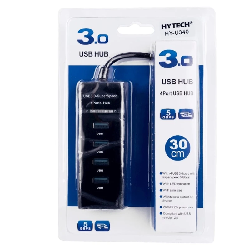 USB хаб Hytech HY-U340 USB 3.0 USB хаб Hytech HY-U340 USB 3.0