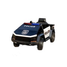 Uşaq elektrik avtomobili Polis maşını BRD2102, 2 motor, göy/qara
