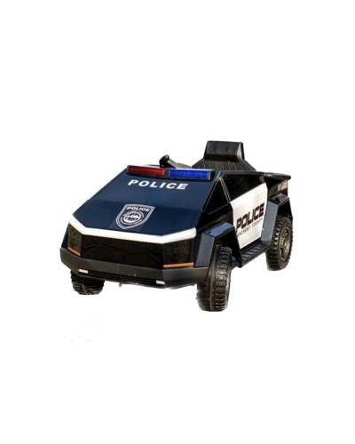Uşaq elektrik avtomobili Polis maşını BRD2102, 2 motor, göy/qara