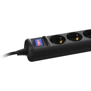 Удлинитель 2Е 5XSchuko, 1.5 м, 5-розеточный, Black (2E-U05ES15M5BK) Удлинитель 2Е 5XSchuko, 1.5 м, 5-розеточный, Black (2E-U05ES15M5BK)