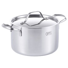 Qazan Gipfel Galaxy, 20 sm, 3.8 l, paslanmayan polad, gümüşü