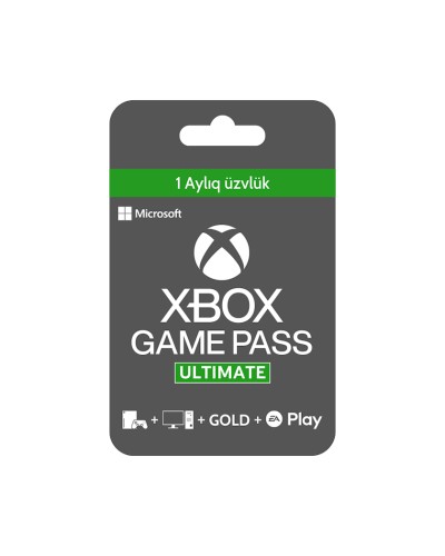 Abunə Microsoft Xbox/PC Game Pass Ultimate 1 aylıq